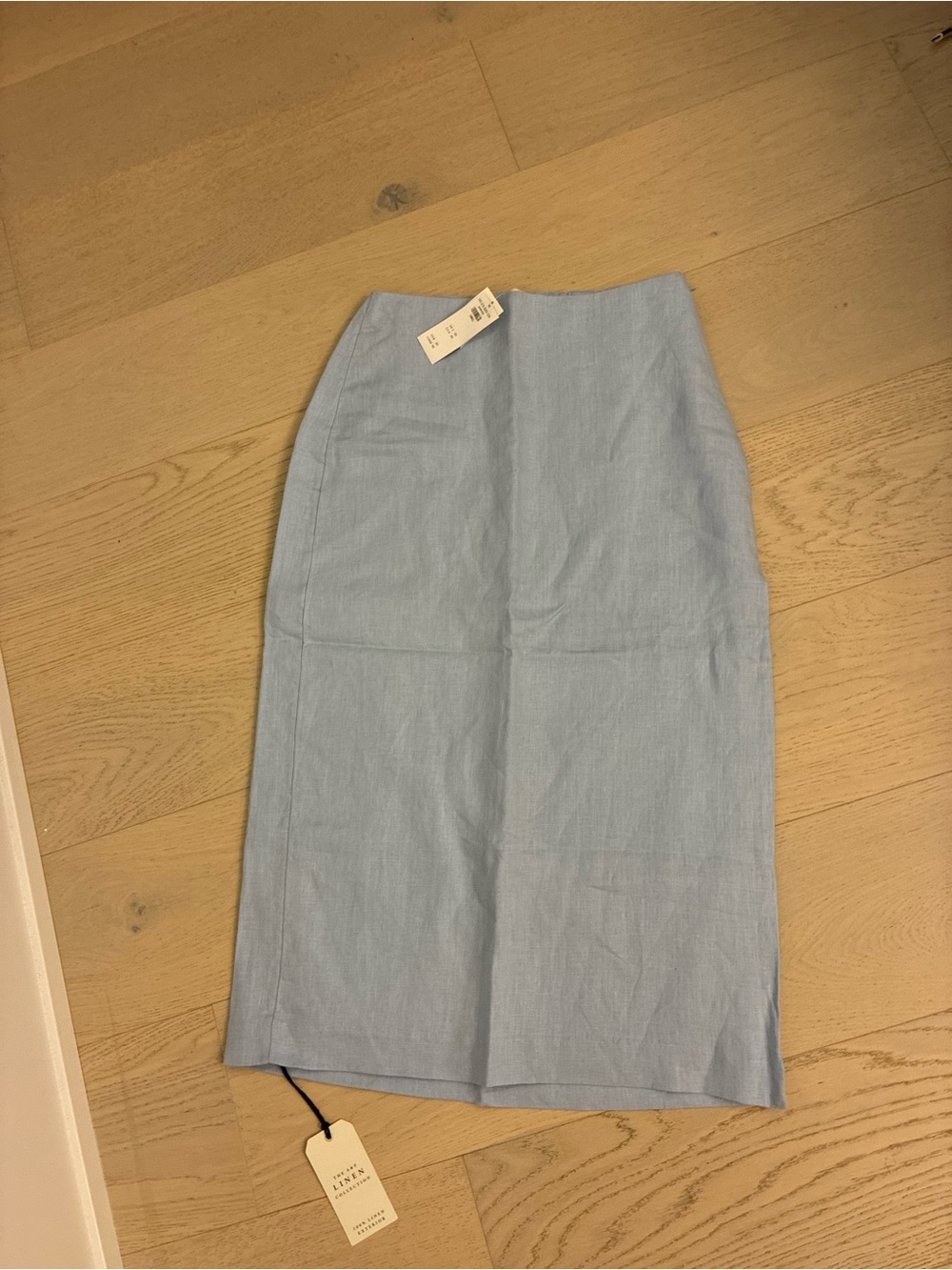 Abercrombie & Fitch Light Blue Tailored Pencil Skirt